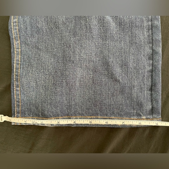 rag & bone Liquid Miramar Printed Faux Jeans Tencel Wide Leg Pants Relaxed - Picture 7 of 9